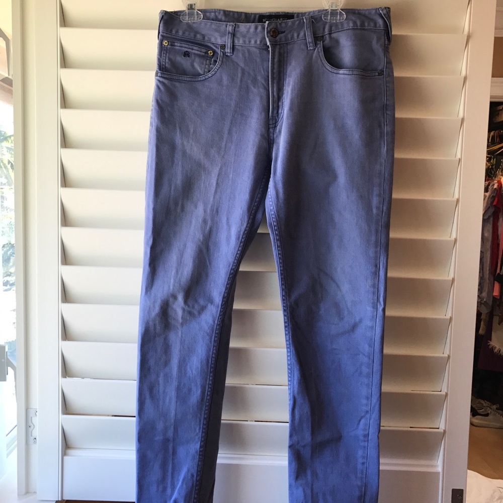 SCOTCH & SODA Slim fit blue dyed denim